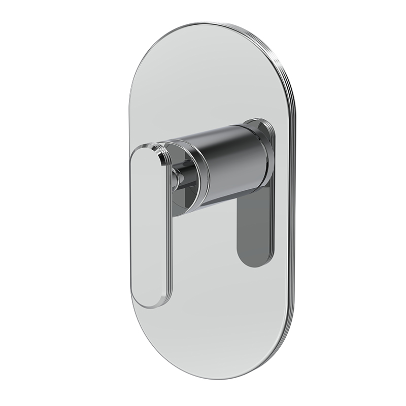 Single lever bath and shower mixer for concealed installation