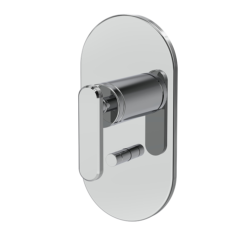 Single lever bath and shower mixer for concealed installation