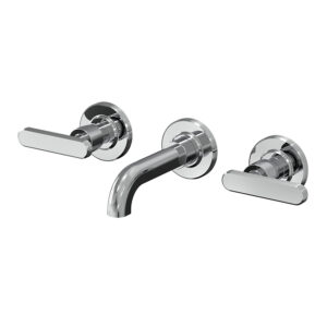 FIMA Carlo Frattini Wall mounted three-holes basin mixer - F1331-5-WALL-MOUNTED-THREE-HOLES-BASIN-MIXER
