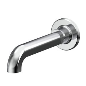 Wall mounted bath spout