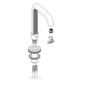 THREE-HOLE MOUTH COMPLETE