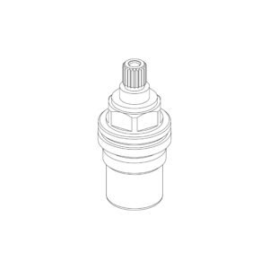 COLD WATER HEADVALVE  G. 1/2” 90° - RIGHT