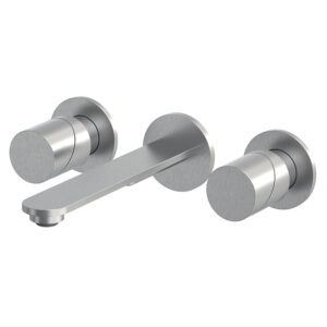 FIMA Carlo Frattini Wall mounted three-holes basin mixer - F5811L-5-WALL-MOUNTED-THREE-HOLES-BASIN-MIXER