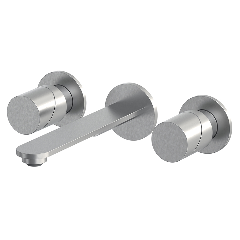 FIMA Carlo Frattini Wall mounted three-holes basin mixer - F5811L-5-WALL-MOUNTED-THREE-HOLES-BASIN-MIXER