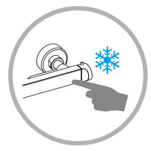 Exposed thermostatic shower mixer with shower column, showerhead and shower set