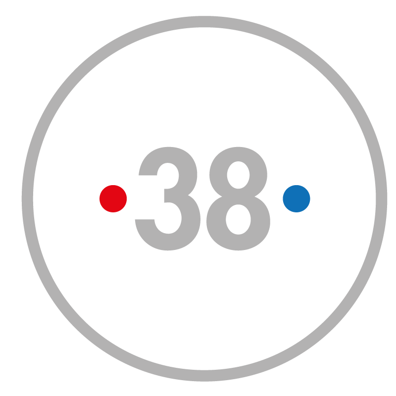 2 outlets thermostatic shower set